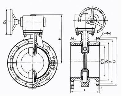 D341F46法蘭襯氟塑料蝶閥 D341F46法蘭襯氟塑料蝶閥